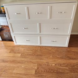 MURPHY BED FULL SIZE W MATTRESS 