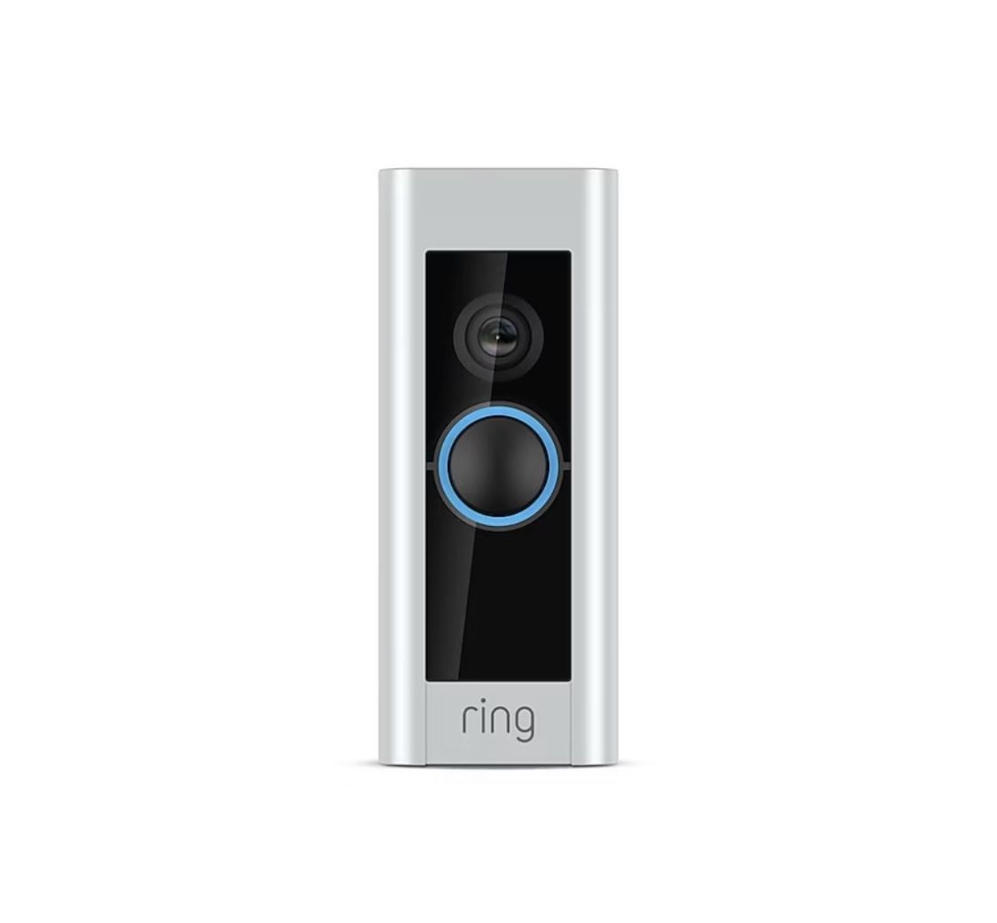 RING VIDEO DOORBELL PRO - SMART WIRED WIFI DOORBELL CAMERA WITH COLOR VIDEO PREVIEWS, NIGHT VISION AND QUICK REPLIES