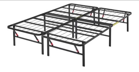 King Size metal frame foldable with matress