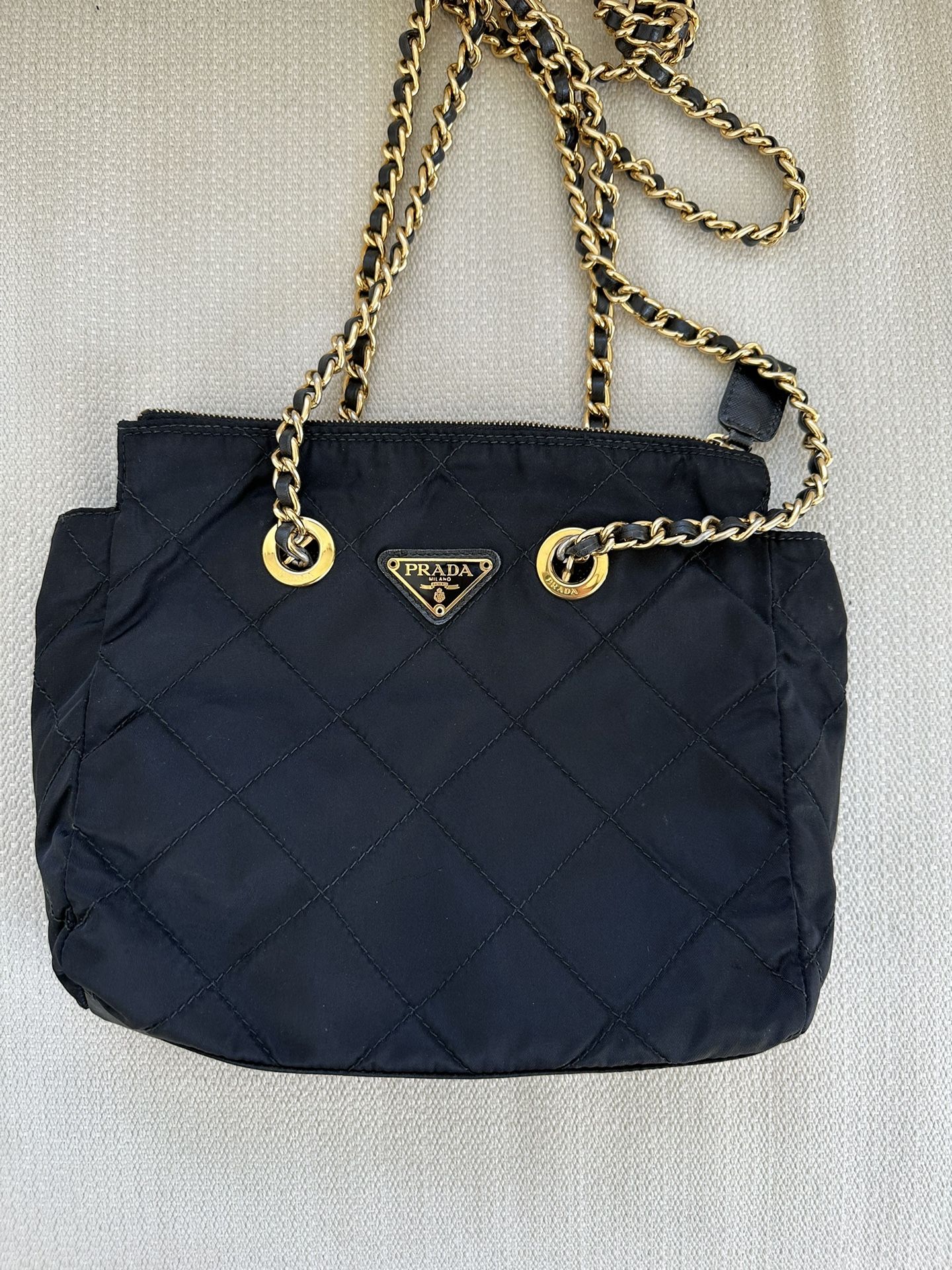 Prada Quilted Nylon Shoulder Bag