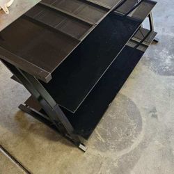 Glass Black TV Stand