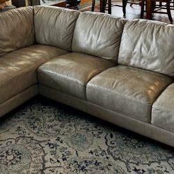 Leather Sectional Couch 