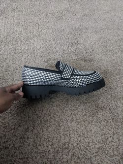 Bling Chunky Loafers SZ9