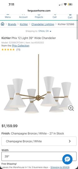 Kichler Phix chandelier