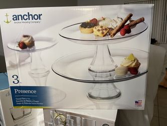 3 Pc Tiered Plate Set $10