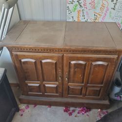 Old Chest It Opends Up On Top And Those Doors
