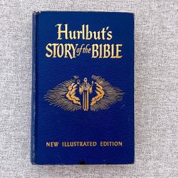 Hurlbut's Story of The Bible, Coleman Illustrated Edition 1957 - Rare Collectible!