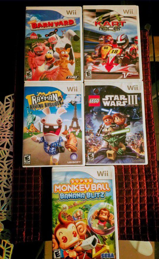 Lot 5 Wii Games Tested 32st & Greenway All Cash Firm 