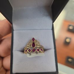 Jewel Golden ring