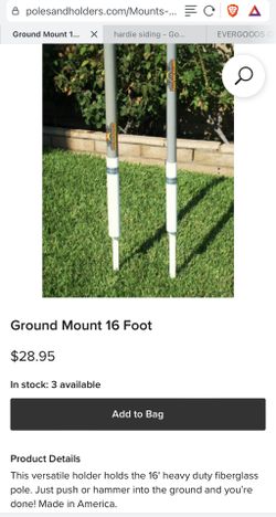 Flag Pole Ground Mount