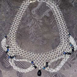 13” Solid Copper Necklace With Accent Beads