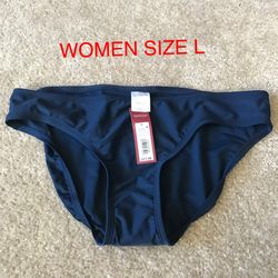 New Swim Bikini Bottoms Size L. (Nuevo).