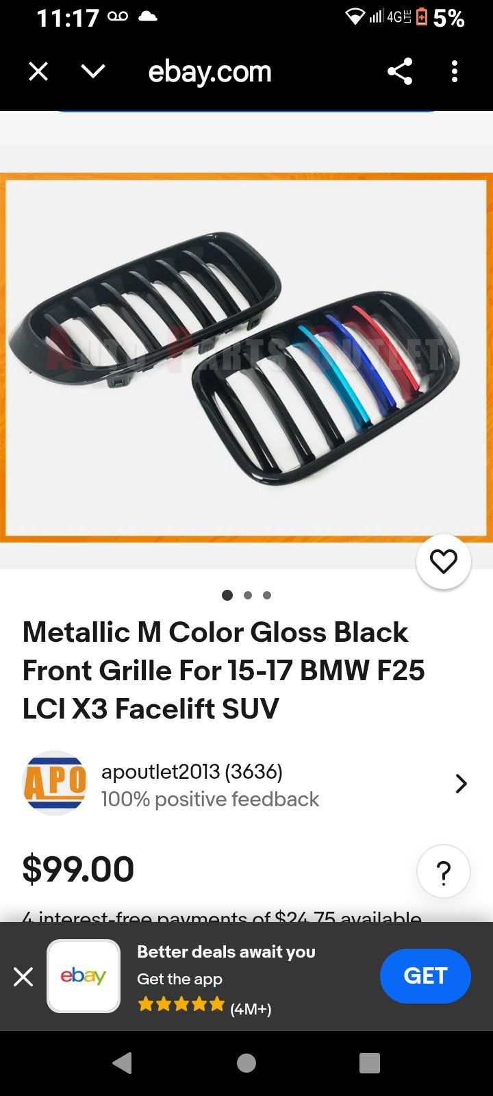 Bmw Kidney Grills
