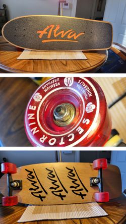 Tony Alva Dogtown Tri-logo skateboard with sector 9 Nineballs