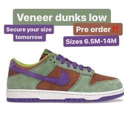 Nike Dunk Low Veneer Size 6.5M-14M Available 