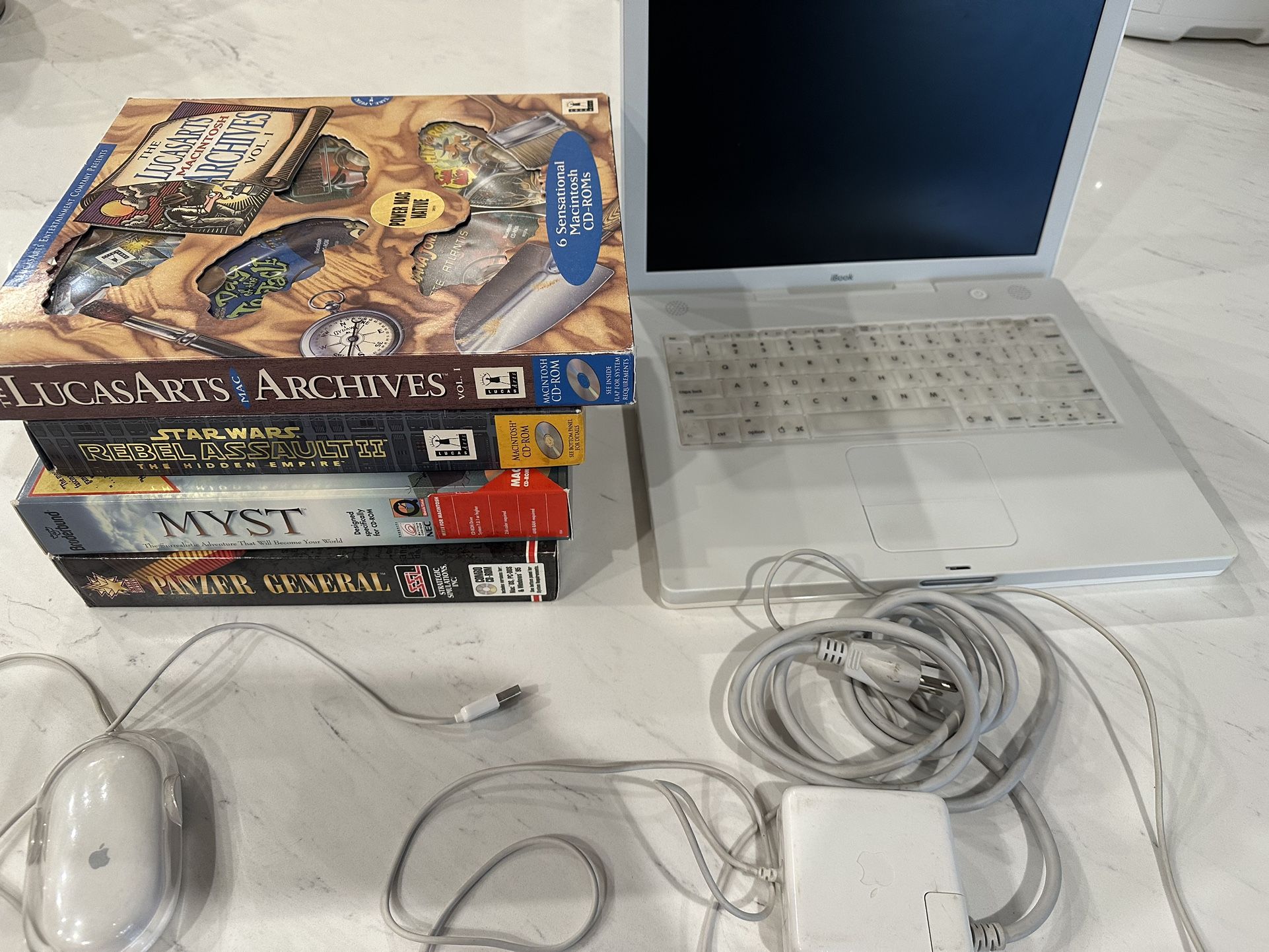 Apple iBook G3 With SSD and games