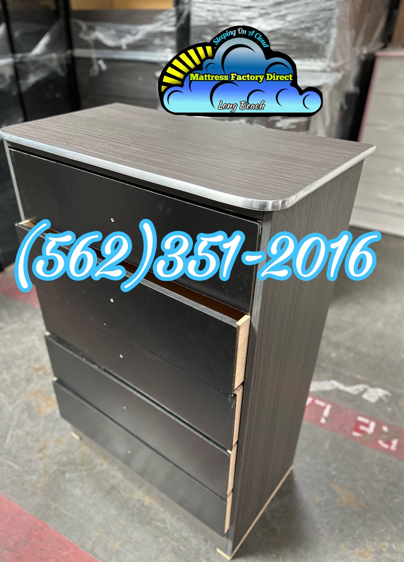 Grey Black Custom Dresser Chest Cajonera Comoda Nueva 