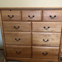 Wood dresser
