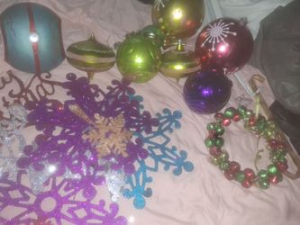 Christmas ornaments $3