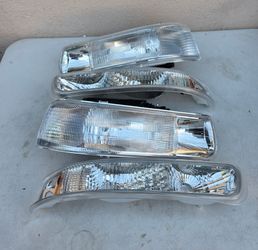 99-02 Silverado 00-06 Suburban Tahoe Headlights luces faros micas