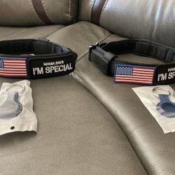  Dog Collar Size M & L 