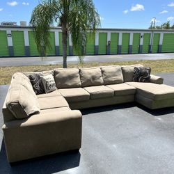 Beige Sectional Couch