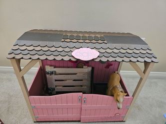 Our Generation Barn w/ Horse