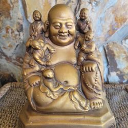 Gold Tone Budda Statue