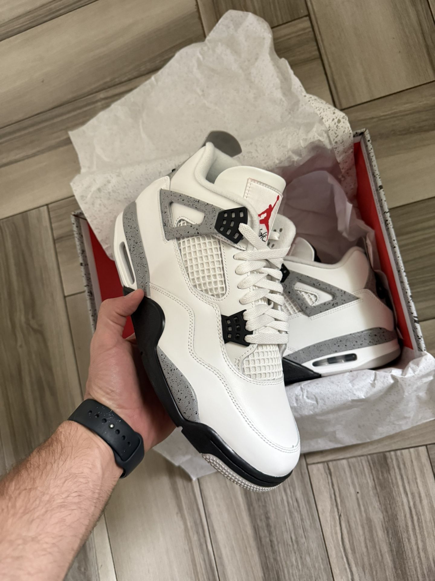 Jordan 4 White Cement
