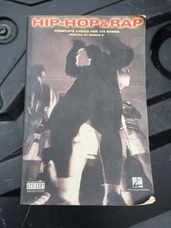 Hip-hop & Rap lyrics Book
