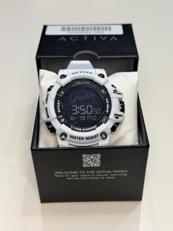 Activa Summit X Invicta Unisex Digital Watch - 50mm. White (ACW8082-024)