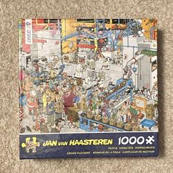 New, Sealed Jan Van Haasteren Jigsaw Puzzle - Candy Factory 1000pc