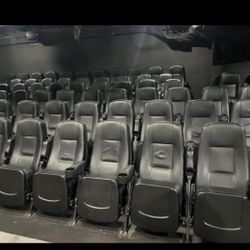 Used Theater Seats - Black 