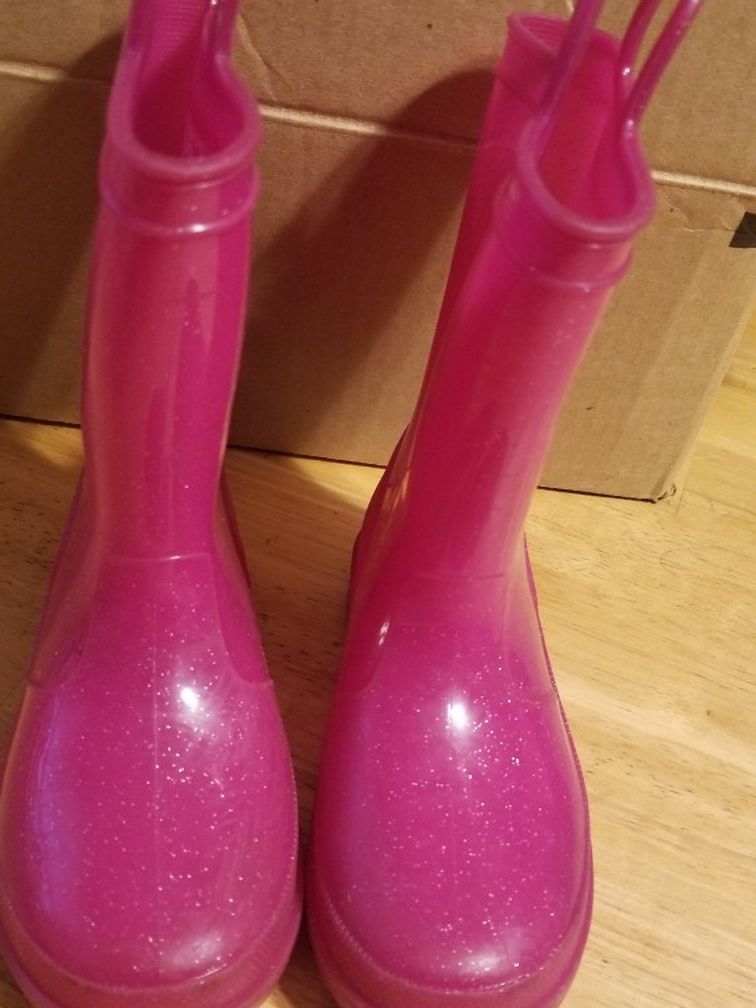Capelli Kids Sparkly Jelly Rain boots