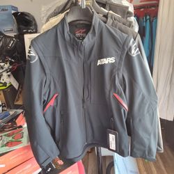 Off-road Dirt Bike Windbreaker Jacket Alpinestars Brand Size Extra Large