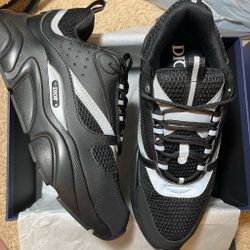 Dior B22 Sneakers Black and Silver