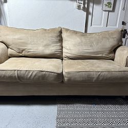 Tan Sofa Set