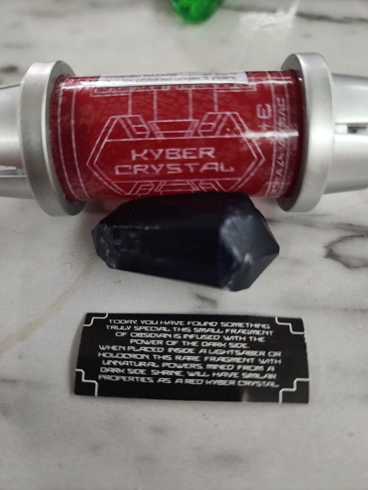 Star wars very rare black kyber crystal.