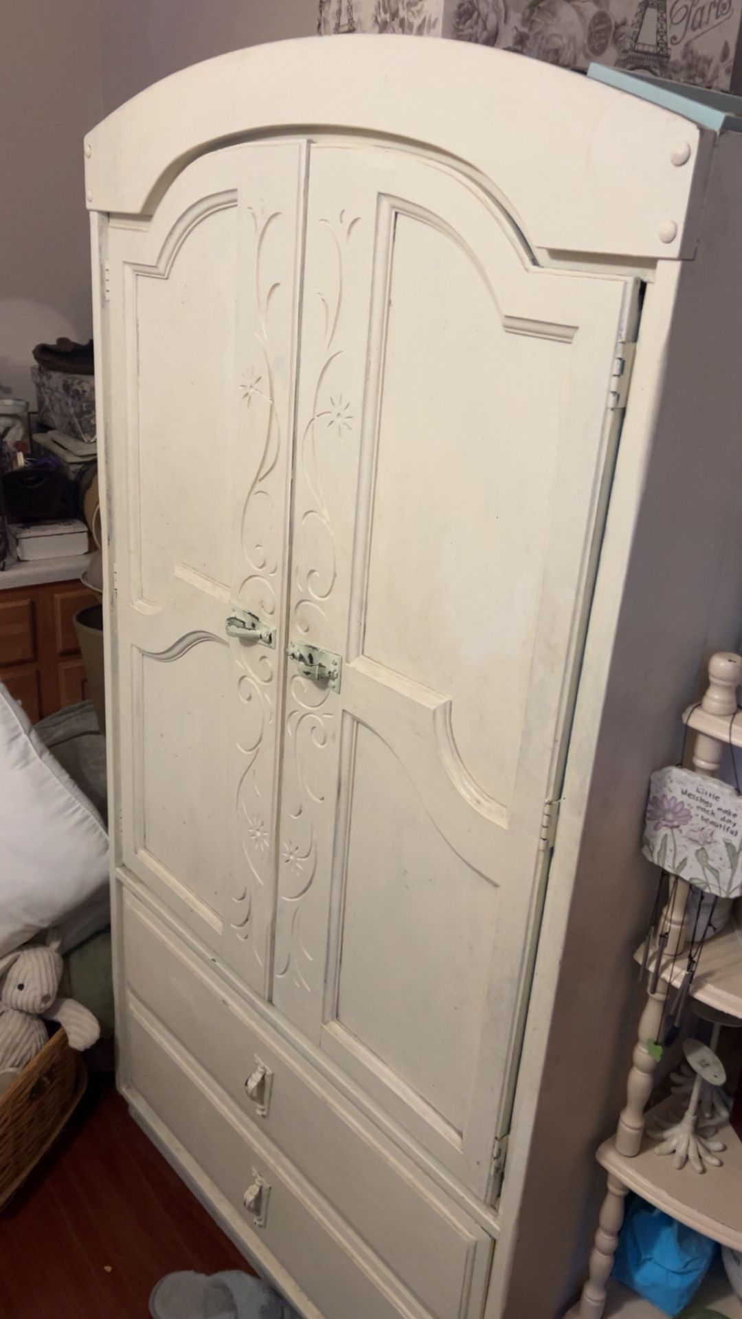 White Armoire Dresser