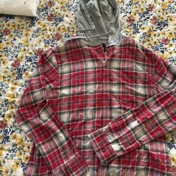 Long Sleeve Men’s Plaid Shirt