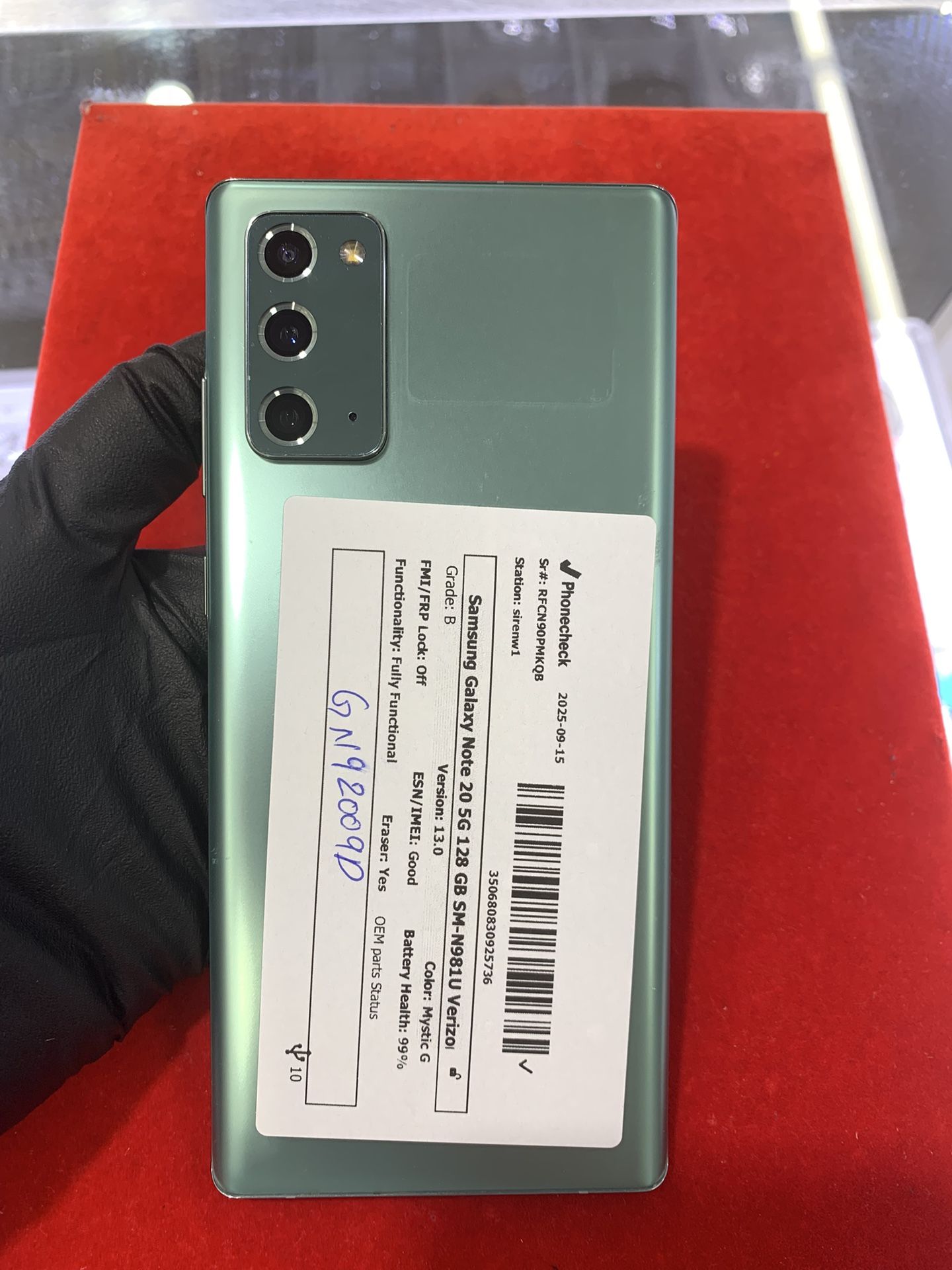 Samsung Galaxy Note 20 5G Unlocked - 128 GB