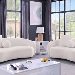 2pc Loveseat And side
