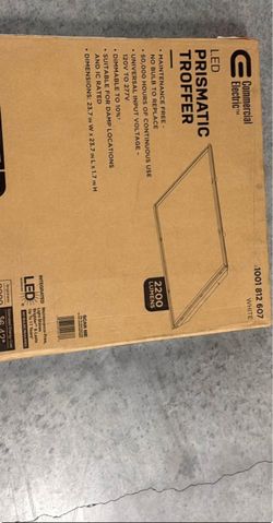Commercial Electric 2 ft. x 2 ft. LED Prismatic Troffer
