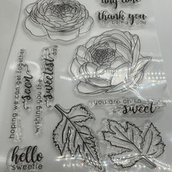 Sweet Nothing stamp And Die Set