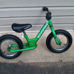 Schwinn Glider Training Bike With 12 Inch Wheels Great Condition 