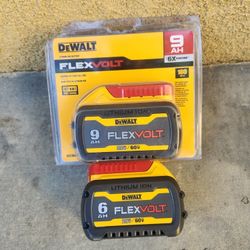 Dewalt 60v Flexvolt Batteries 9.0 And 6.0 Brand New Price For Both