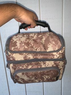 Camo Insulated Lunch Box Bag