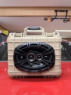 Apache 2800 6x9 Kicker DS Custom Portable Speaker | Handmade Bluetooth Boombox