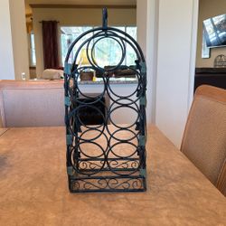 7 Bottle Metal Wine Rack