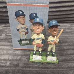 Don Drysdale Maury Wills Bobble Head 